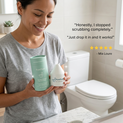 Stop Scrubbing Your Toilet Forever and Enjoy Effortless Self Cleaning Hygiene with PureFlush™