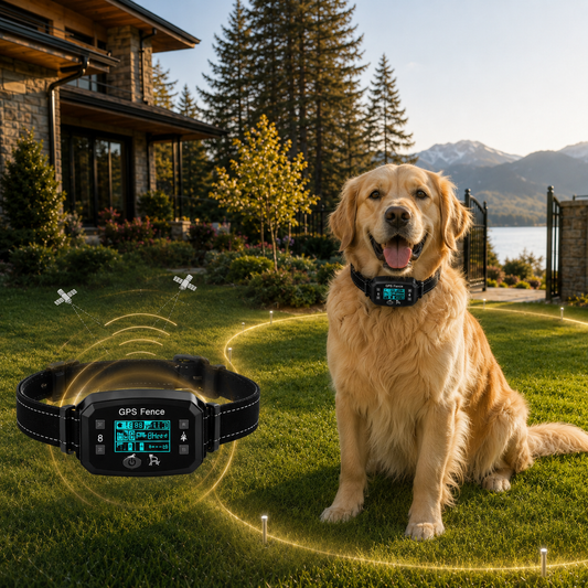 Akamoor™ PawFence GPS Wireless Dog Fence — Real Time Boundary Alerts