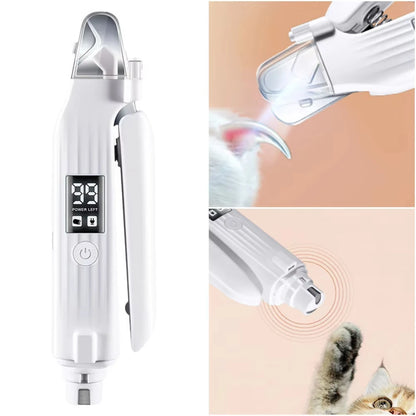 PawTrim Pro™ 2-in-1 Pet Nail Grinder & Clipper