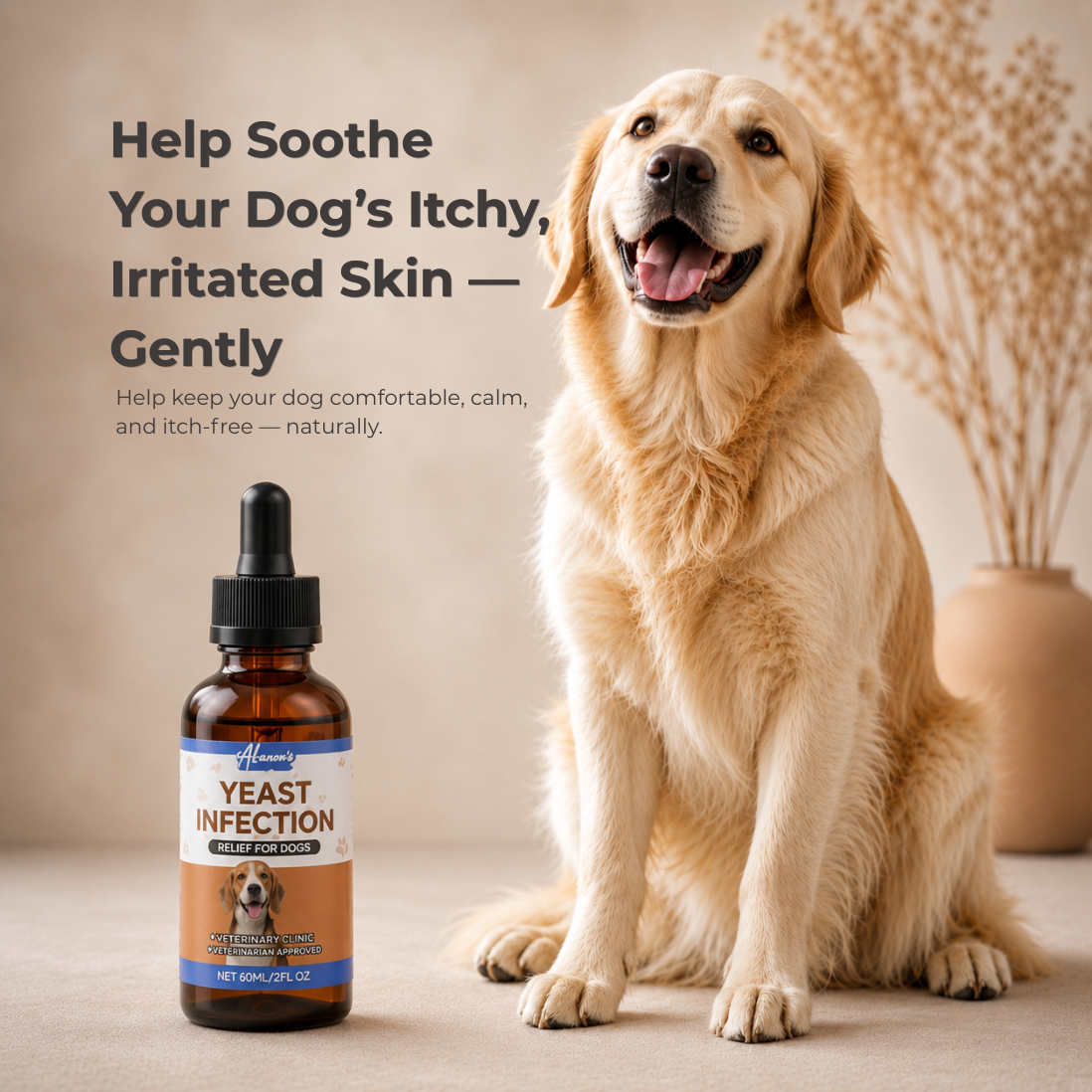 ItchRelief™ Yeast Infection Drops for Dogs